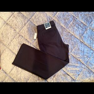 CHARTER CLUB women tummy summing navy blue dress pants/8S